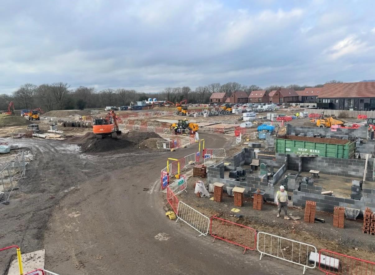 Progress at Vistry, Alfold site